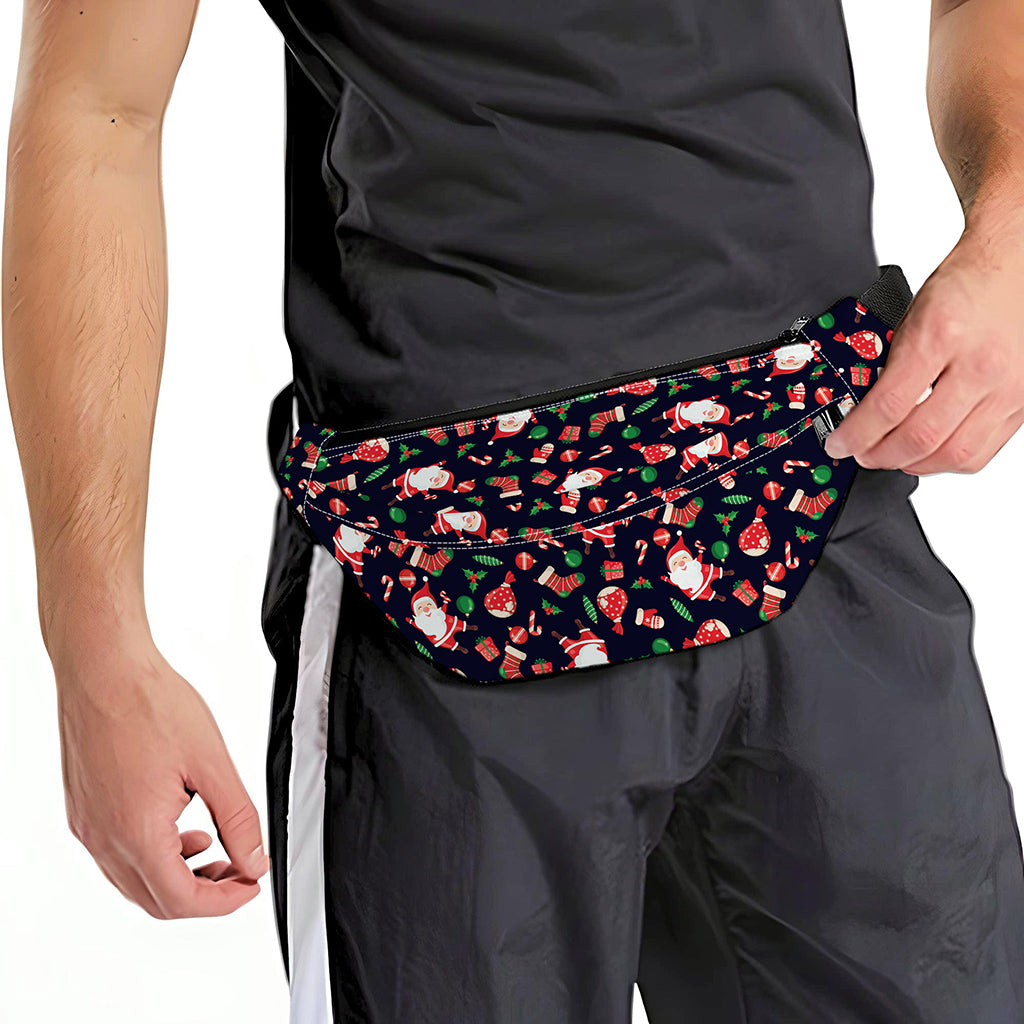 Cute Merry Christmas Pattern Print Fanny Pack