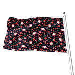 Cute Merry Christmas Pattern Print Flag