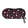 Cute Merry Christmas Pattern Print Glasses Case