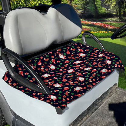 Cute Merry Christmas Pattern Print Golf Cart Seat Cover