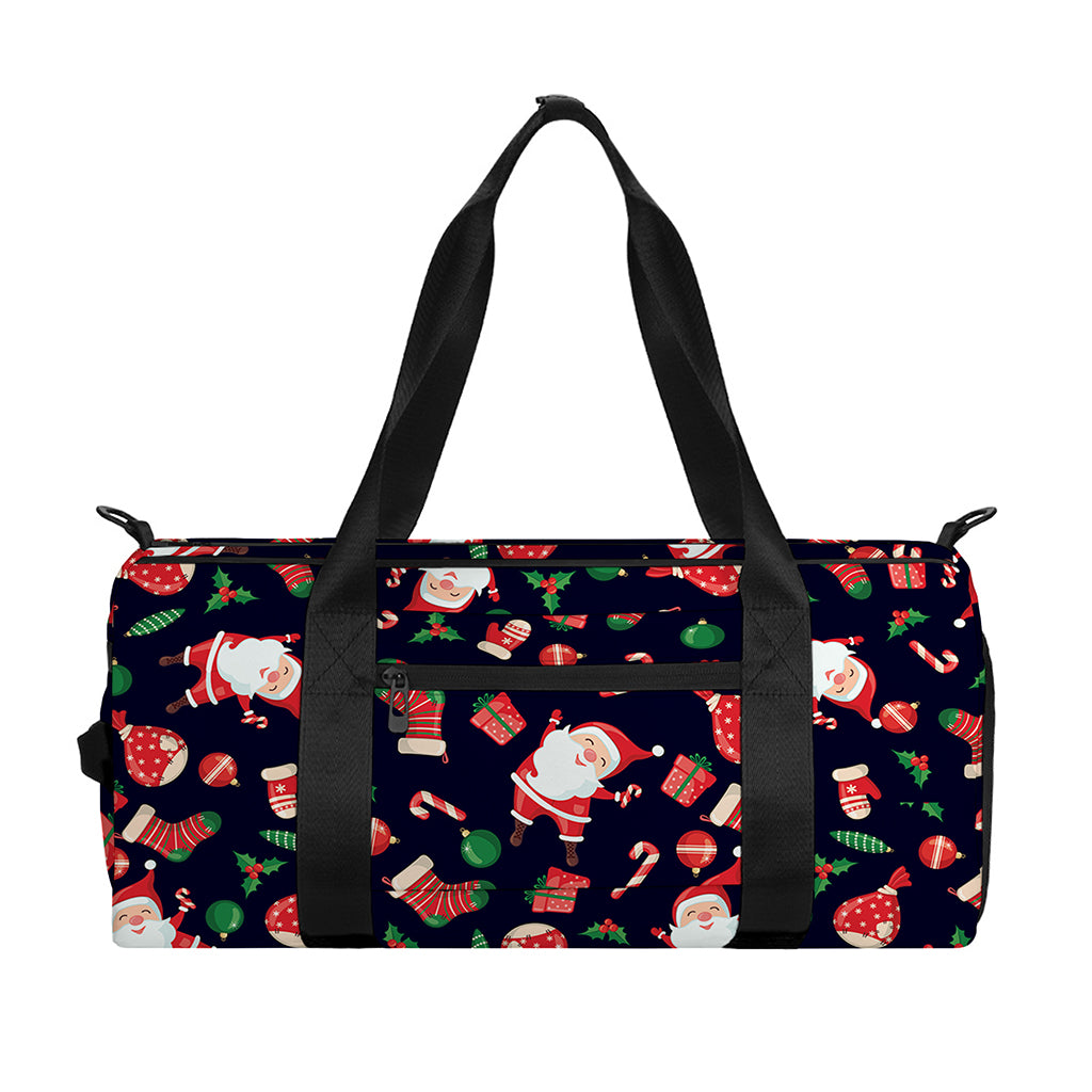 Cute Merry Christmas Pattern Print Gym Bag