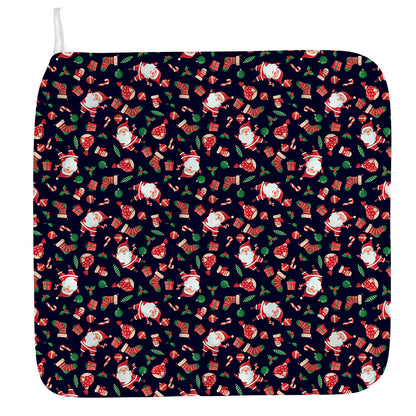 Cute Merry Christmas Pattern Print Hand Towel