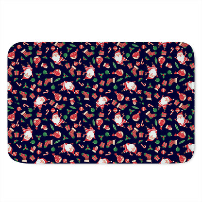 Cute Merry Christmas Pattern Print Indoor Door Mat