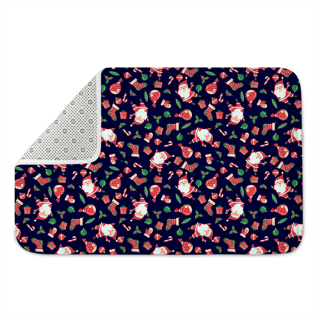 Cute Merry Christmas Pattern Print Indoor Door Mat