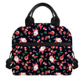 Cute Merry Christmas Pattern Print Insulated Lunch Bag
