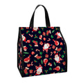 Cute Merry Christmas Pattern Print Insulated Lunch Tote