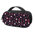 Cute Merry Christmas Pattern Print Portable Cooler Travel Case