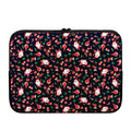 Cute Merry Christmas Pattern Print Laptop Sleeve