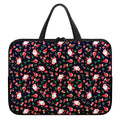 Cute Merry Christmas Pattern Print Laptop Sleeve With Handle