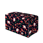 Cute Merry Christmas Pattern Print Leather Tissue Box Cover