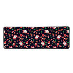 Cute Merry Christmas Pattern Print Long Kitchen Mat
