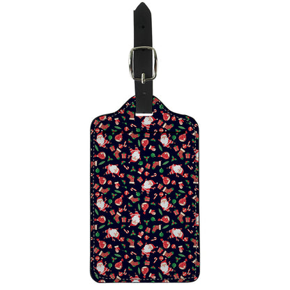 Cute Merry Christmas Pattern Print Luggage Tag