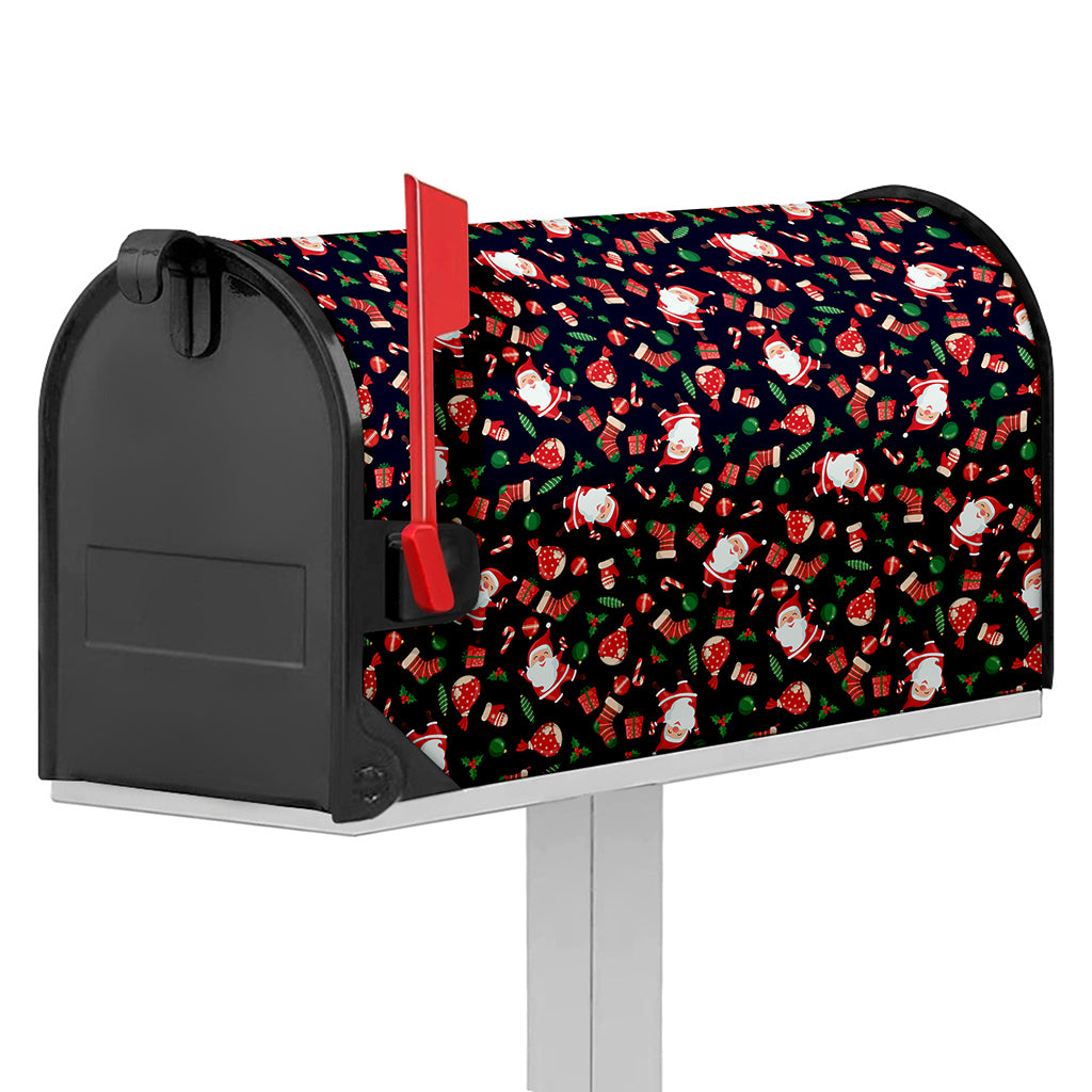 Cute Merry Christmas Pattern Print Mailbox Cover