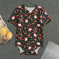 Cute Merry Christmas Pattern Print Men's Bodysuit