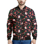 Cute Merry Christmas Pattern Print Men's Bomber Jacket