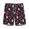 Cute Merry Christmas Pattern Print Men's Athletic Shorts