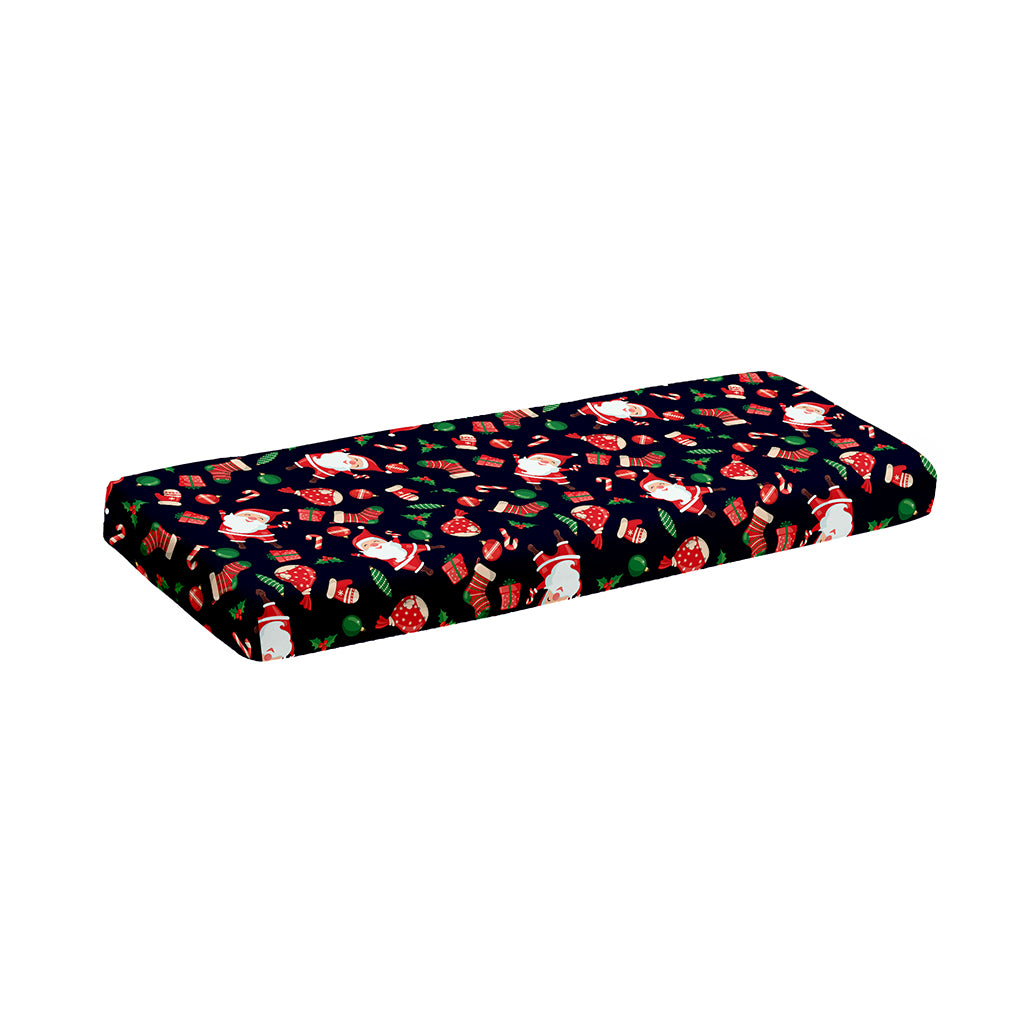 Cute Merry Christmas Pattern Print Piano Keyboard Cover