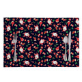 Cute Merry Christmas Pattern Print Placemat
