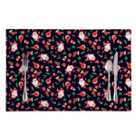 Cute Merry Christmas Pattern Print Placemat