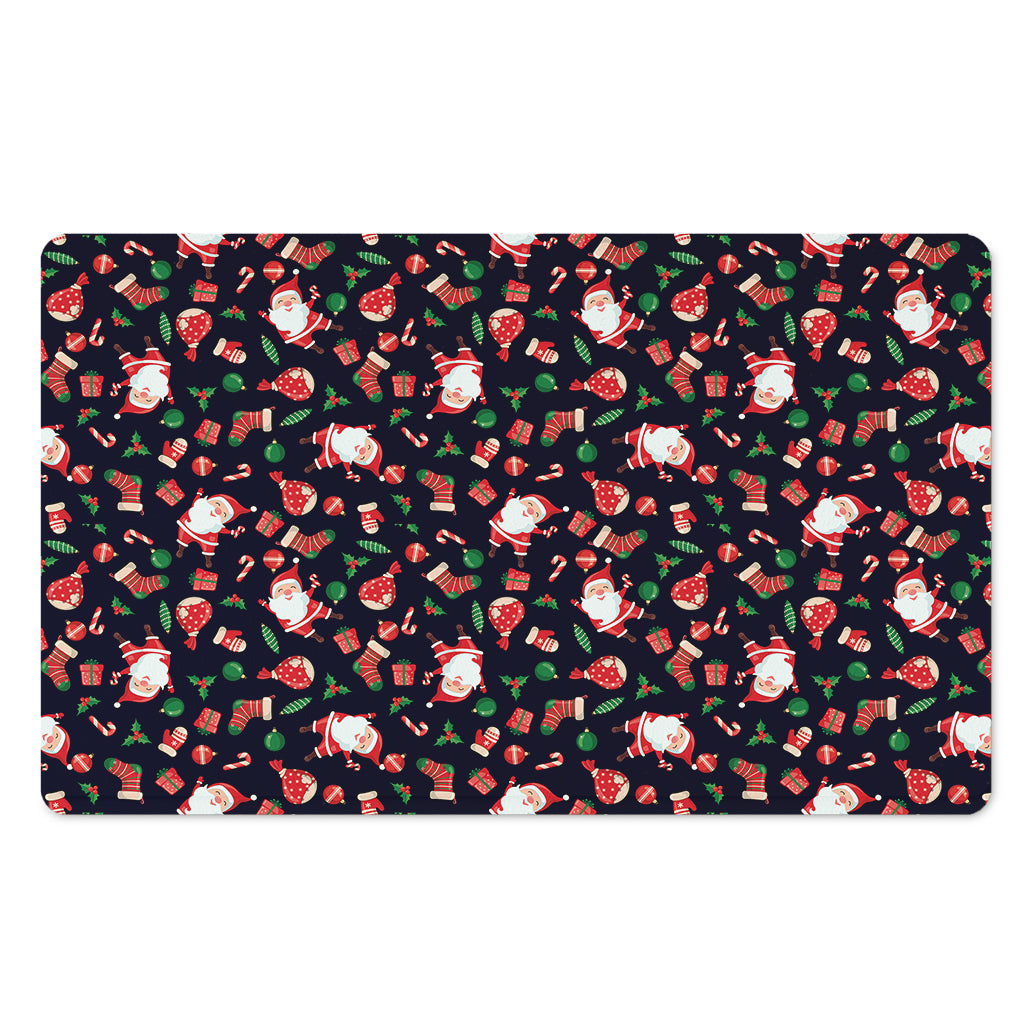 Cute Merry Christmas Pattern Print Polyester Doormat