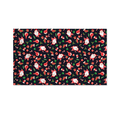 Cute Merry Christmas Pattern Print Polyester Flag