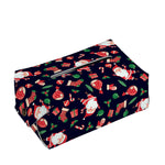Cute Merry Christmas Pattern Print Rectangle Tissue Box Cover