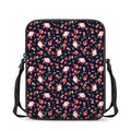 Cute Merry Christmas Pattern Print Rectangular Crossbody Bag