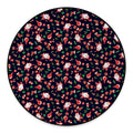Cute Merry Christmas Pattern Print Round Floor Mat