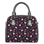 Cute Merry Christmas Pattern Print Shoulder Handbag