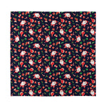 Cute Merry Christmas Pattern Print Silk Bandana