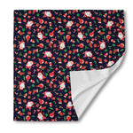 Cute Merry Christmas Pattern Print Silk Bandana