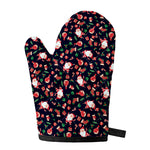Cute Merry Christmas Pattern Print Single Oven Mitt