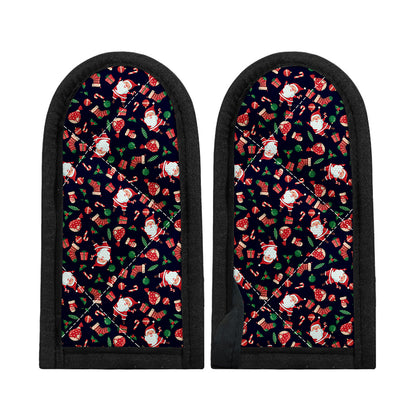 Cute Merry Christmas Pattern Print Skillet Handle Cover