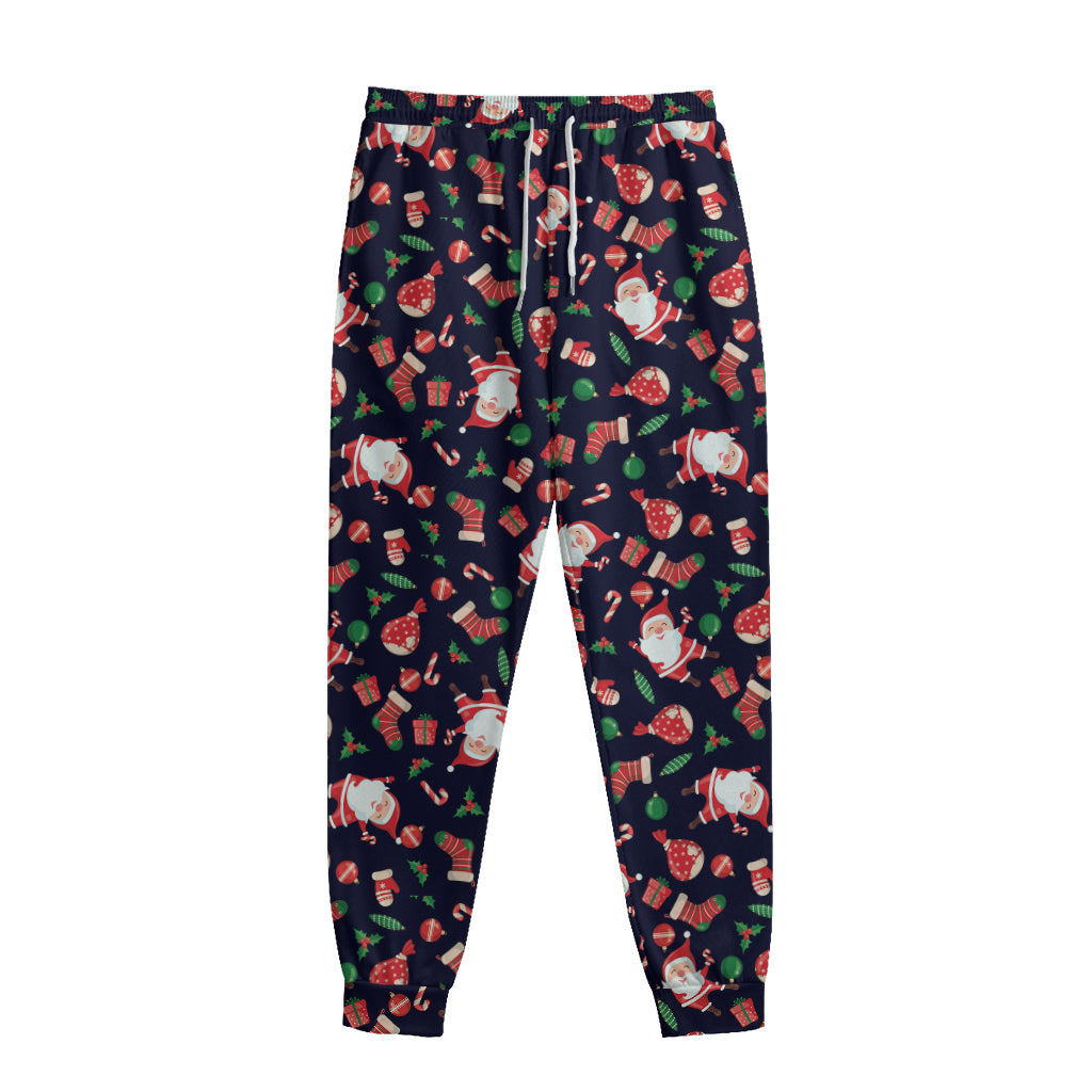 Cute Merry Christmas Pattern Print Sweatpants