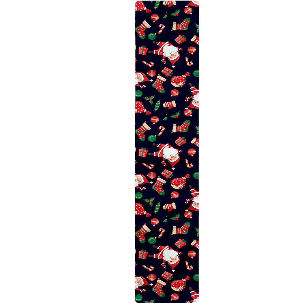 Cute Merry Christmas Pattern Print Table Runner