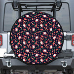 Cute Merry Christmas Pattern Print Tire Cover