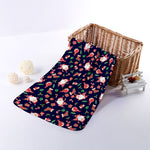 Cute Merry Christmas Pattern Print Towel