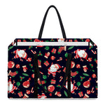 Cute Merry Christmas Pattern Print Utility Tote Bag