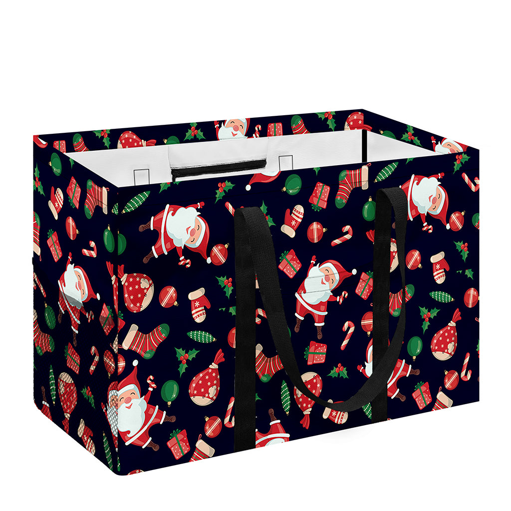 Cute Merry Christmas Pattern Print Utility Tote Bag