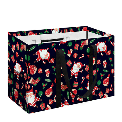 Cute Merry Christmas Pattern Print Utility Tote Bag