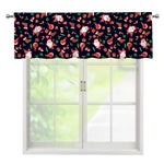 Cute Merry Christmas Pattern Print Window Valance