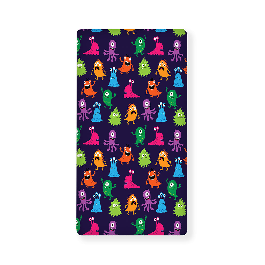 Cute Monster Pattern Print Baby Crib Sheet