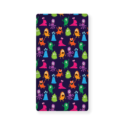 Cute Monster Pattern Print Baby Crib Sheet