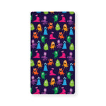 Cute Monster Pattern Print Baby Crib Sheet