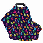 Cute Monster Pattern Print Baby Seat Cover