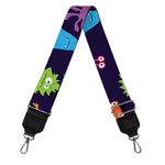 Cute Monster Pattern Print Bag Strap