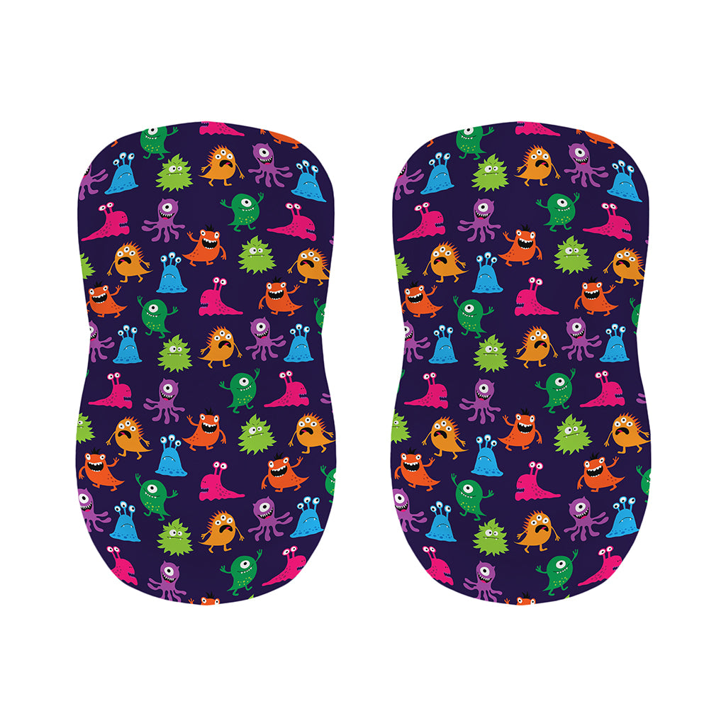 Cute Monster Pattern Print Bar Stool Covers