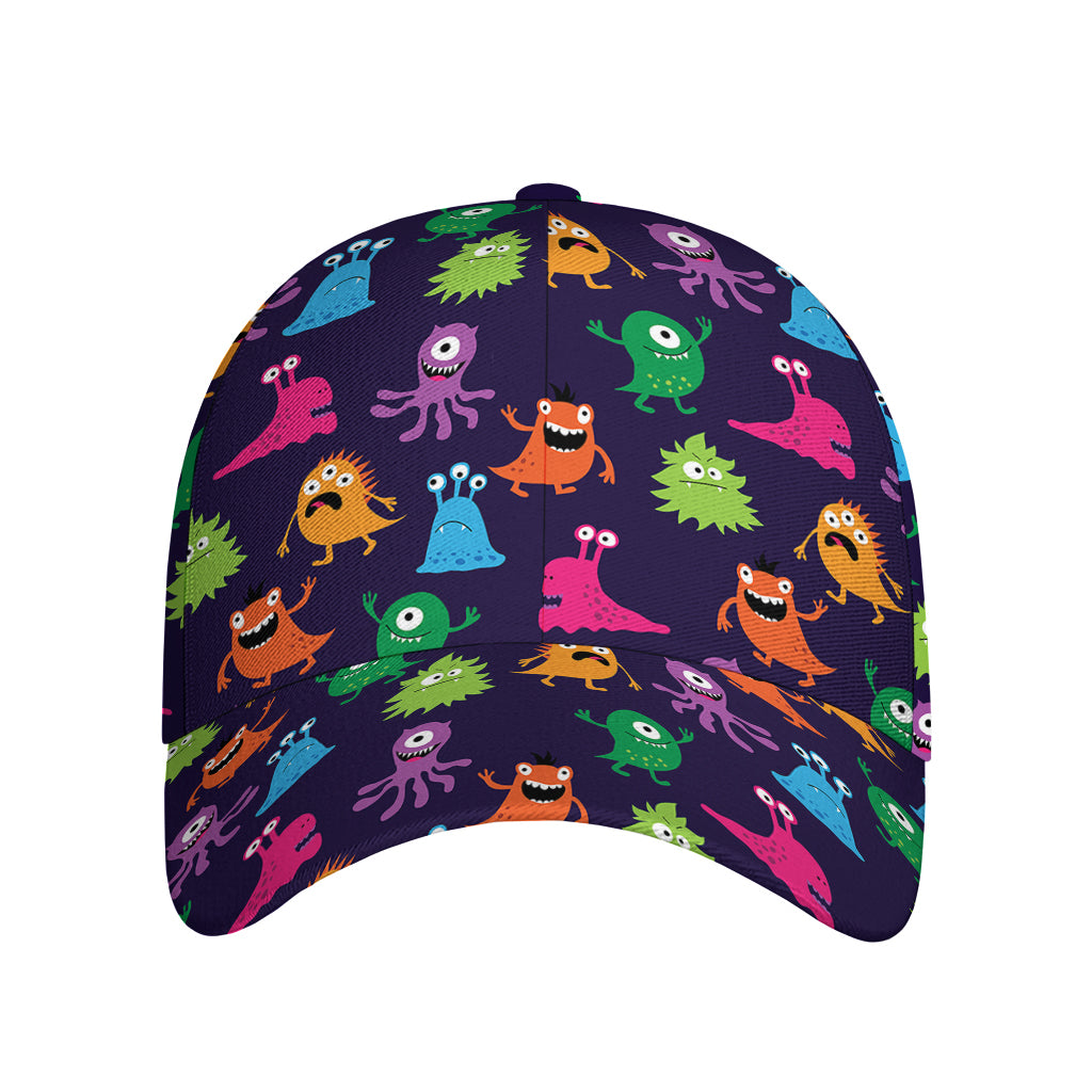 Cute Monster Pattern Print Baseball Cap