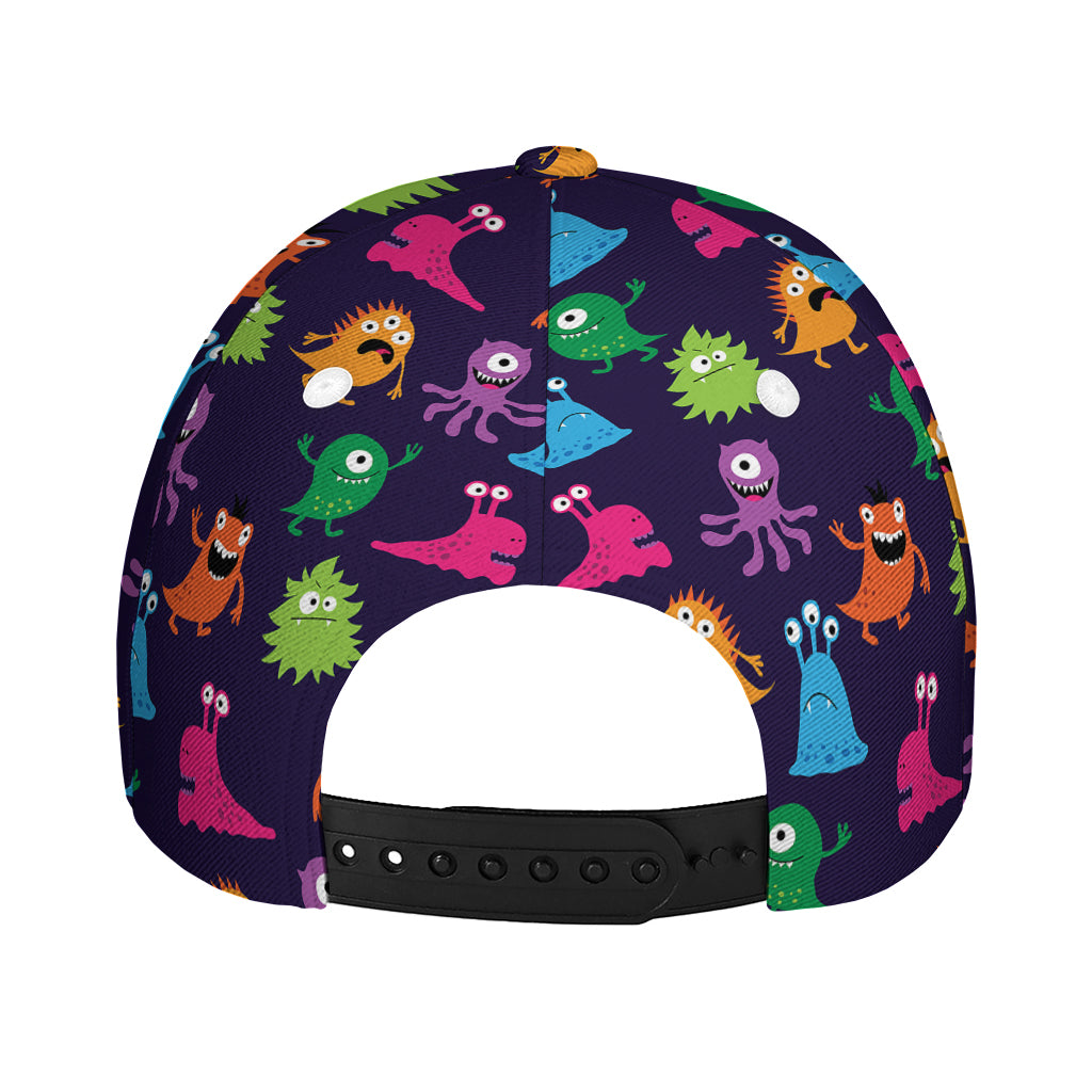 Cute Monster Pattern Print Baseball Cap