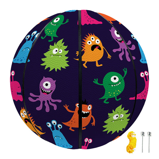 Cute Monster Pattern Print Basketball